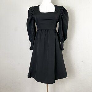 Pomander Place Dress Size XS Black Fit Flare Andie Long Sleeve Preppy Tuckernuck